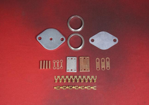 Press parts and conical & plane washers for motor and semiconductor industries